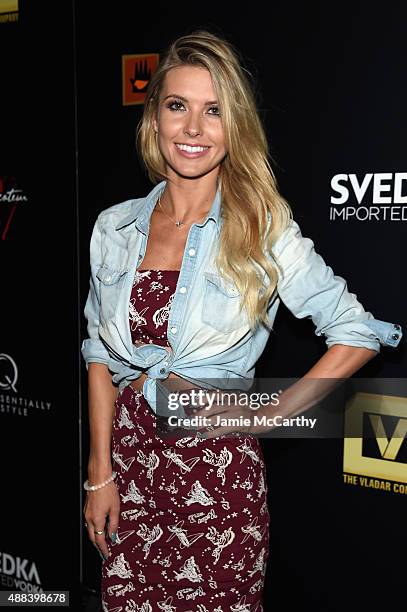 Audrina Patridge attends the 'Jeremy Scott: The People's Designer' after-party with SVEDKA Vodka at Provocateur on September 15, 2015 in New York...