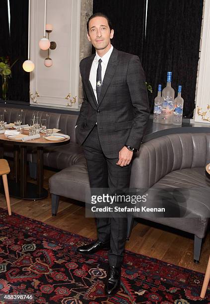 Actor Adrien Brody attends the Septembers of Shiraz TIFF Party Hosted By GREY GOOSE Vodka at Byblos on September 15, 2015 in Toronto, Canada.