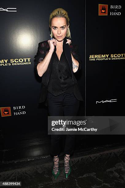 Taryn Manning attends the 'Jeremy Scott: The People's Designer' after-party with SVEDKA Vodka at Provocateur on September 15, 2015 in New York City.