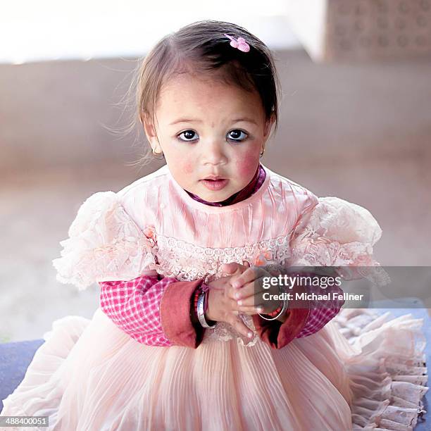 young female child in nepal - michael virtue stock pictures, royalty-free photos & images