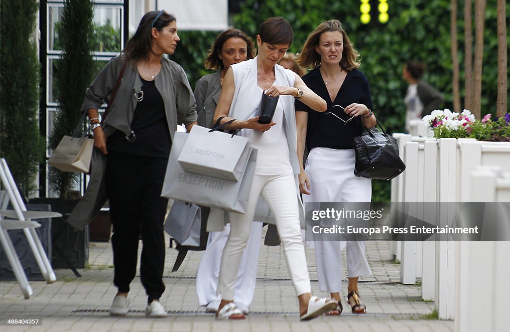 Celebrities Sighting In Madrid - May 05, 2014
