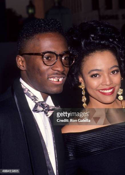 Director Matty Rich and actress Kim Fields attends the 24th Annual NAACP Image Awards on January 11, 1992 at the Wiltern Theatre in Los Angeles,...