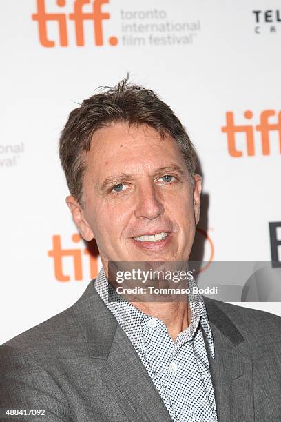 Creator Tim Kring attends the "Heroes Reborn" Premiere during the 2015 Toronto International Film Festival held at Winter Garden Theatre on September...