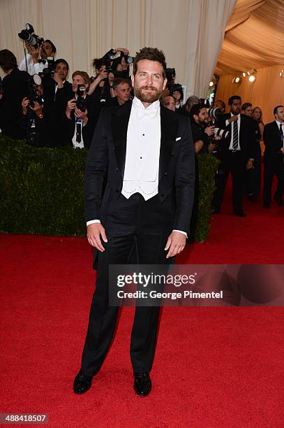 Bradley Cooper attends the "Charles James: Beyond Fashion" Costume Institute Gala at the Metropolitan Museum of Art on May 5, 2014 in New York City.