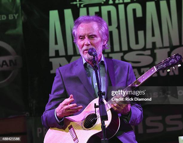 Souther performs during the 16th Annual Americana Music Festival & Conference - Day 1 at City Winery on September 15, 2015 in Nashville, Tennessee.