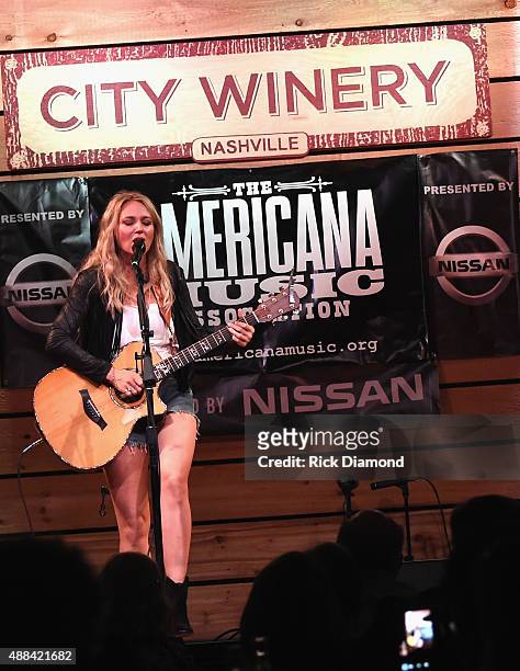 Jewell performs during the 16th Annual Americana Music Festival & Conference - Day 1 at City Winery on September 15, 2015 in Nashville, Tennessee.