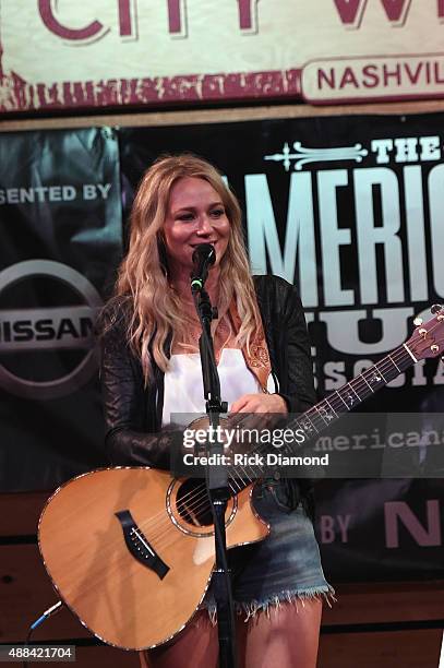 Jewell performs during the 16th Annual Americana Music Festival & Conference - Day 1 at City Winery on September 15, 2015 in Nashville, Tennessee.