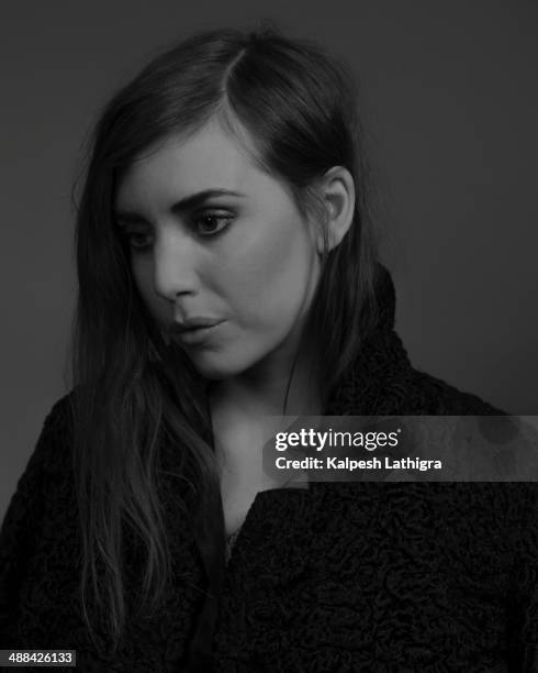 Indie pop singer and musician Lykke Li is photographed for the Independent on April 4, 2014 in London, England.