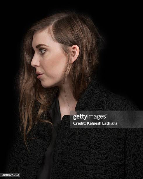 Indie pop singer and musician Lykke Li is photographed for the Independent on April 4, 2014 in London, England.