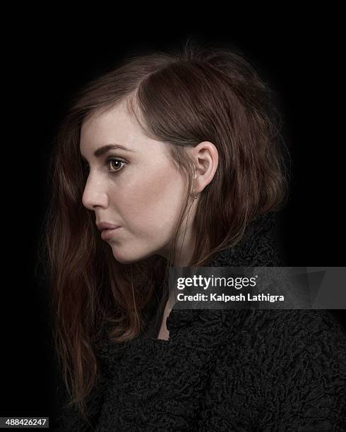 Indie pop singer and musician Lykke Li is photographed for the Independent on April 4, 2014 in London, England.