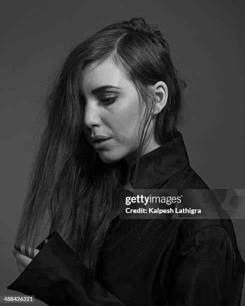 Indie pop singer and musician Lykke Li is photographed for the Independent on April 4, 2014 in London, England.