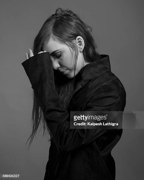 Indie pop singer and musician Lykke Li is photographed for the Independent on April 4, 2014 in London, England.