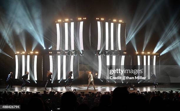 Recording artist Ricky Martin performs as he kicks off his One World Tour in support of the album "A Quien Quiera Escuchar" at Axis at Planet...