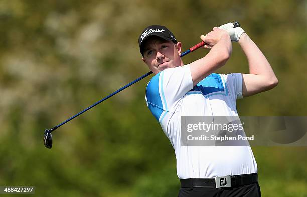 James Mynott of St Ives Golf Club during the PGA Powerade PGA Assistants' Championship Eastern Regional Qualifier at Haverhill Golf Club on April 30,...