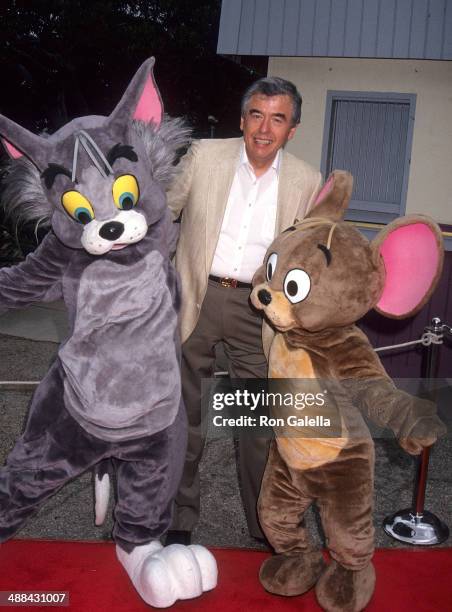 Animator Phil Roman and Tom & Jerry attend Animator Phil Roman and Tom & Jerry attend