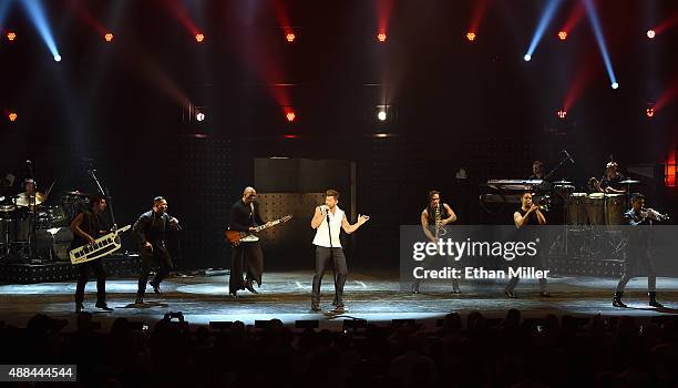 Recording artist Ricky Martin performs as he kicks off his One World Tour in support of the album "A Quien Quiera Escuchar" at Axis at Planet...