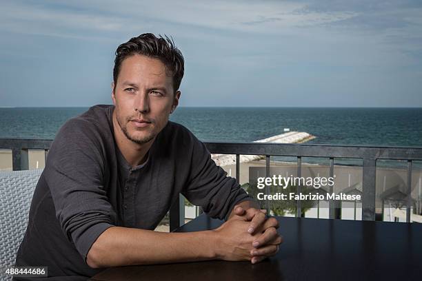 Director Cary Fukunaga is photographed for The Hollywood Reporter on September 5, 2015 in Venice, Italy.