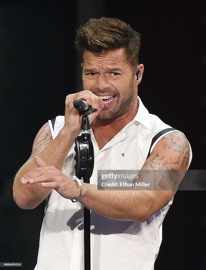 Ricky Martin Tour Opener At Axis At Planet Hollywood