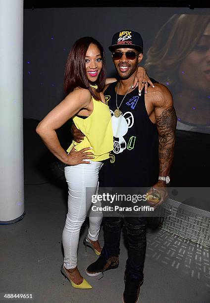 Mimi Faust and Nikko Smith attends the "Love & Hip Hop: Atlanta" Season 3 Premiere Private Viewing Party at Social Haven on May 5, 2014 in Atlanta,...