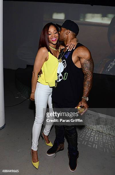 Mimi Faust and Nikko Smith attends the "Love & Hip Hop: Atlanta" Season 3 Premiere Private Viewing Party at Social Haven on May 5, 2014 in Atlanta,...