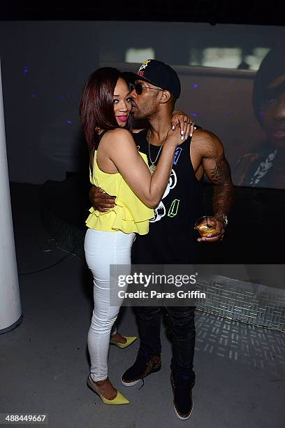 Mimi Faust and Nikko Smith attends the "Love & Hip Hop: Atlanta" Season 3 Premiere Private Viewing Party at Social Haven on May 5, 2014 in Atlanta,...