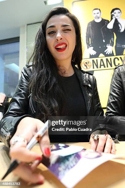 Marta Vaquerizo signs copies Of her Album 'Amigas' at Callao Fnac Forum on May 6, 2014 in Madrid, Spain.