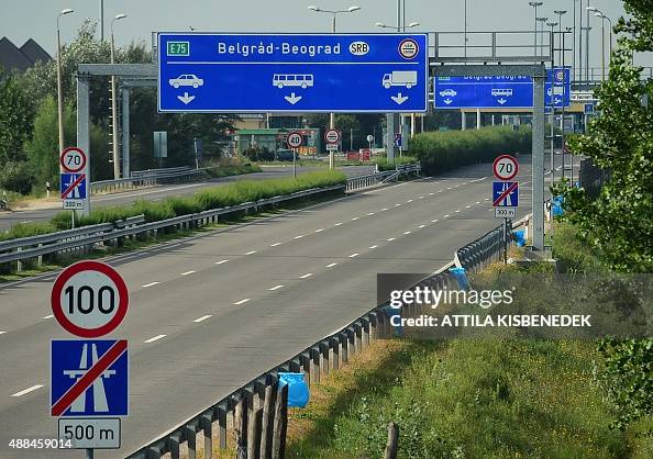 One of the busiest routes between the Balkan and the EU, the E75