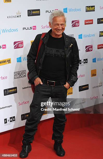 Boris Bukowski arrives at the 'Amadeus' Austrian Music Award at Volkstheater on May 6, 2014 in Vienna, Austria.