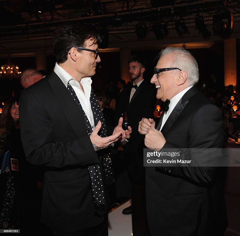 Actor Johnny Depp and Director Martin Scorsese attend Spike TV's "Don