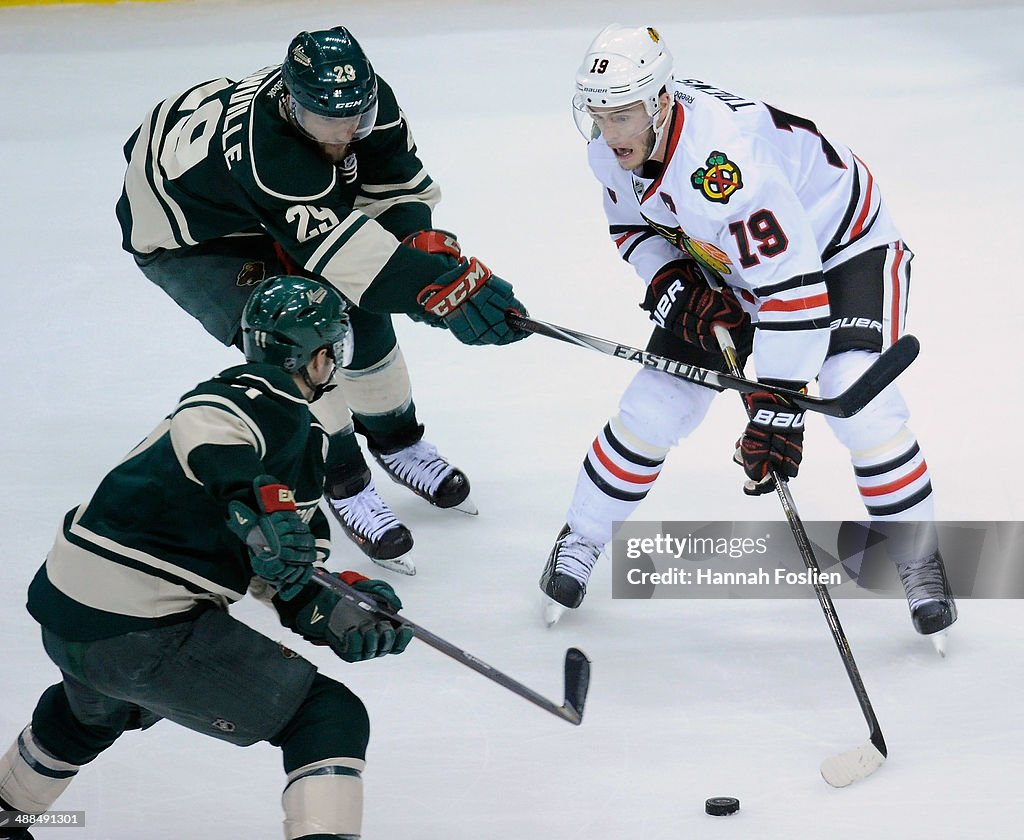 Chicago Blackhawks v Minnesota Wild - Game Three