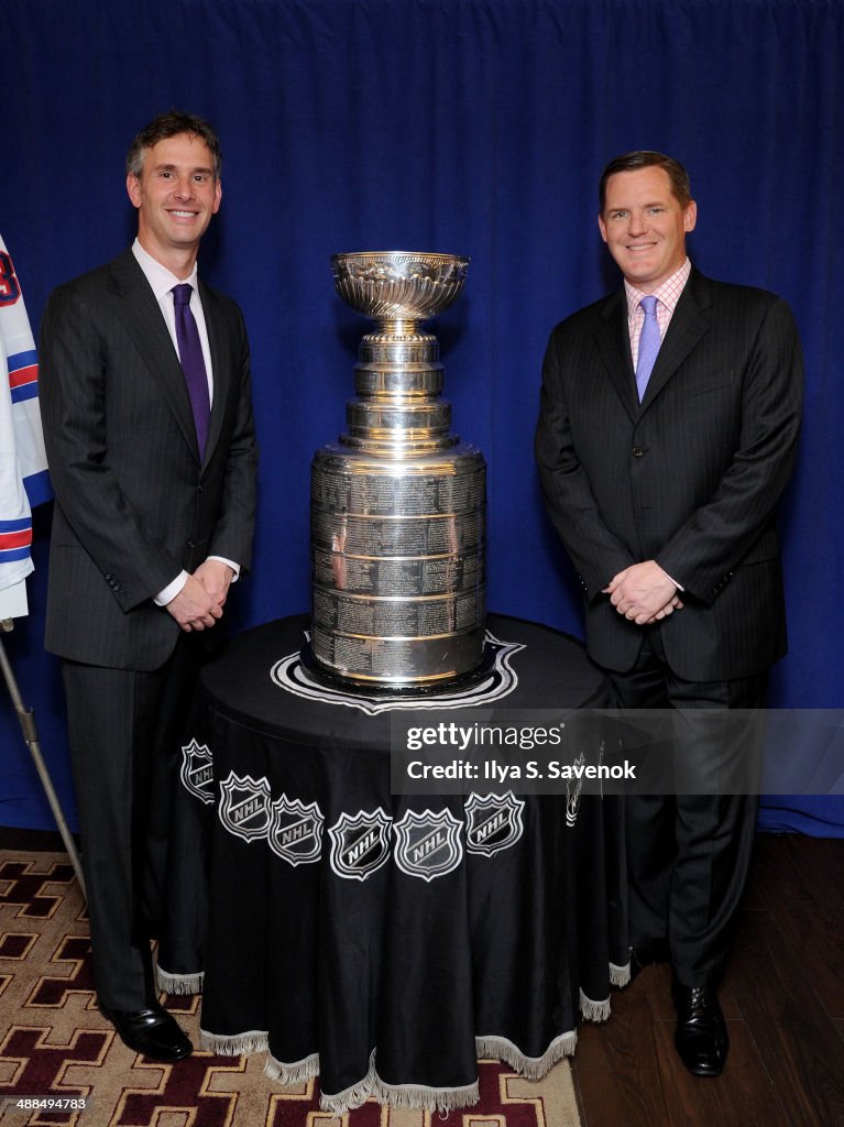 Sheraton Hotels & Resorts Presents The Stanley Cup At Sheraton New York With Former New York Ranger Mike Richter