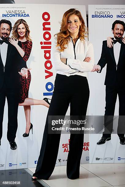 Vanessa Incontrada attends a photocall for 'Tutte Lo Vogliono' on September 16, 2015 in Rome, Italy.