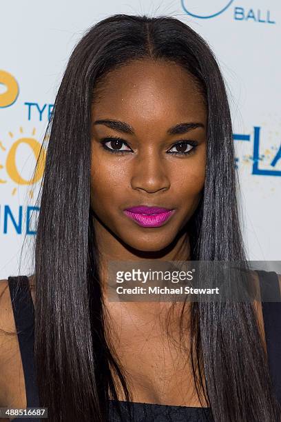 Model Damaris Lewis attends Tyra Banks' Flawsome Ball 2014 at Cipriani Wall Street on May 6, 2014 in New York City.