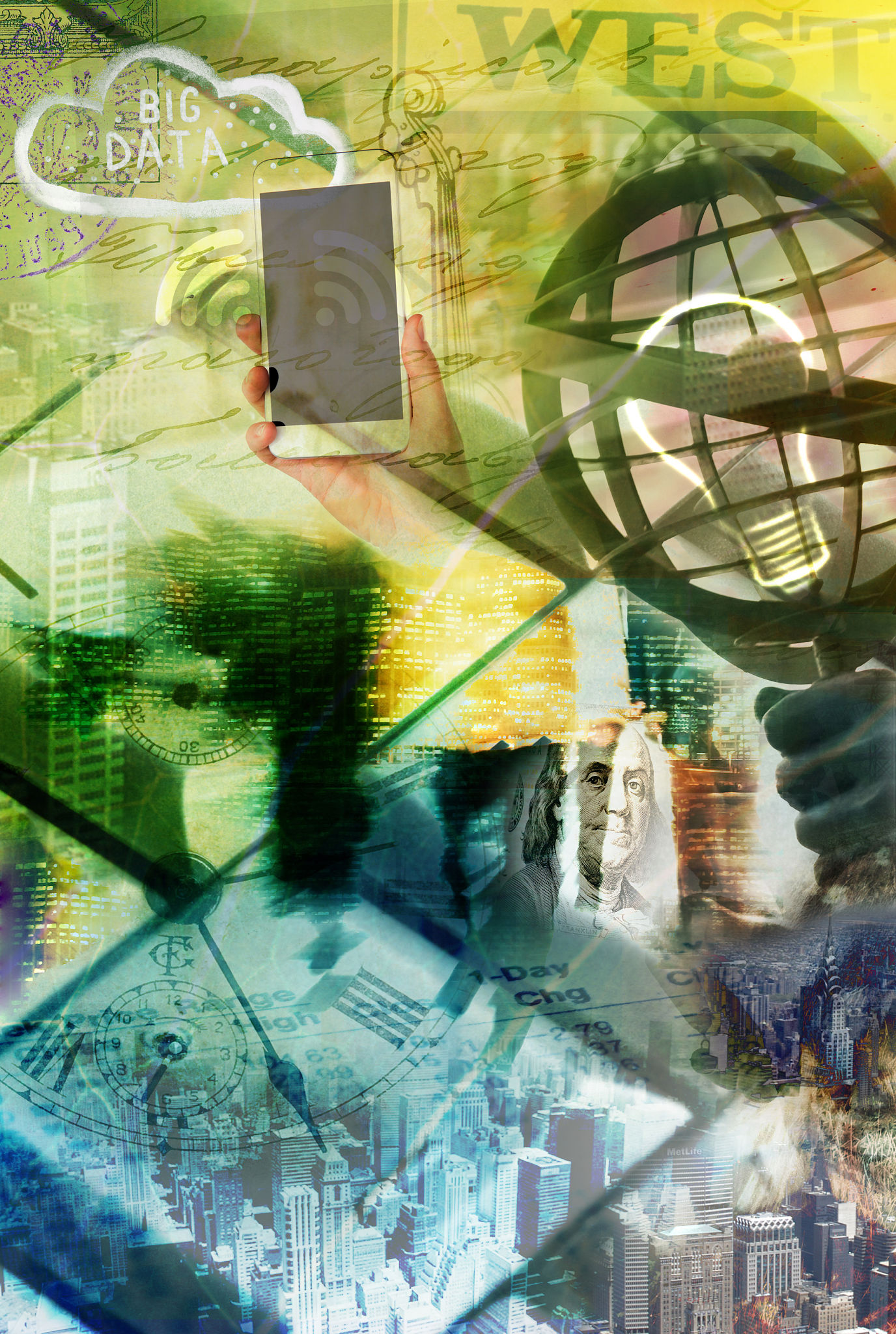 collage de la vida de la ciudad collage de la vida de la ciudad