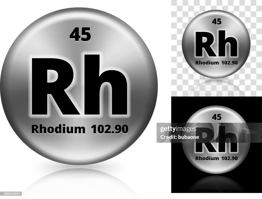 Rhodium Circle Element Background Set