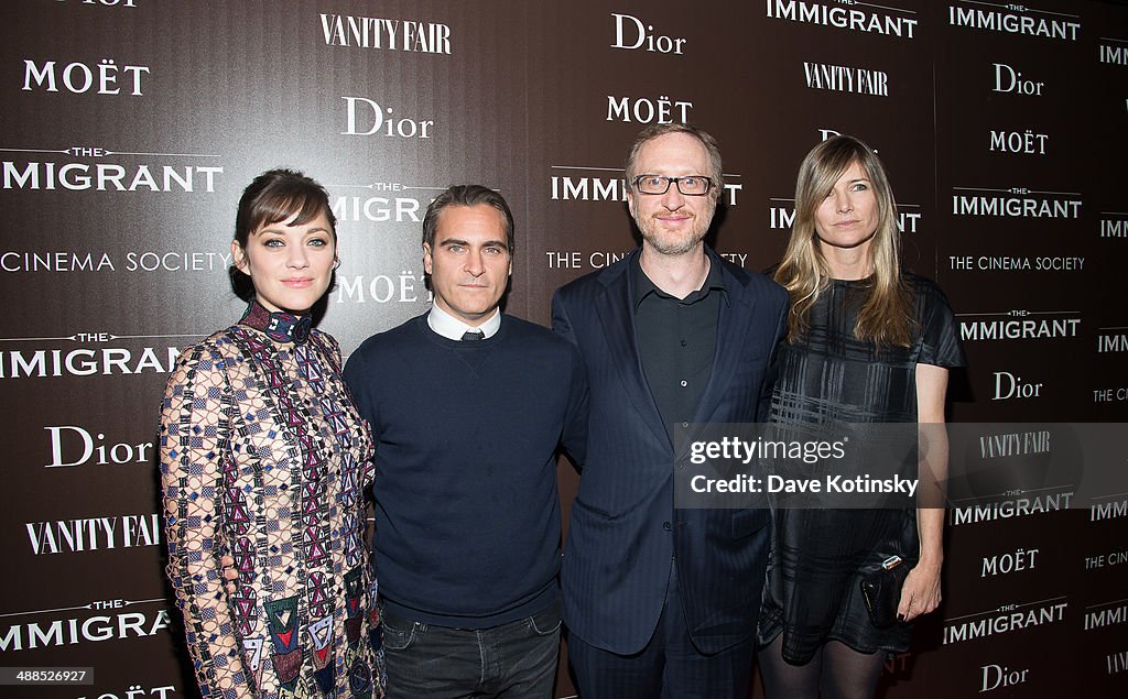 Dior & Vanity Fair With The Cinema Society Host The Premiere Of The Weinstein Company's "The Immigrant" - Arrivals