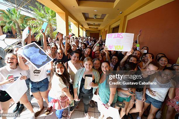 General views of the The Fault In Our Stars Miami Fan Event at Dolphin Mall on May 6, 2014 in Miami, Florida.