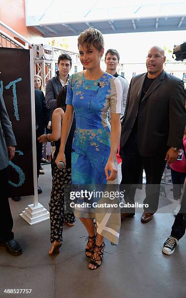 Shailene Woodley attends the The Fault In Our Stars Miami Fan Event at Dolphin Mall on May 6, 2014 in Miami, Florida.