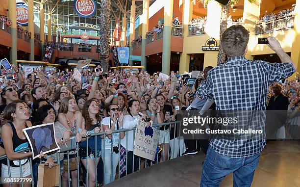 John Green attends the The Fault In Our Stars Miami Fan Event at Dolphin Mall on May 6, 2014 in Miami, Florida.