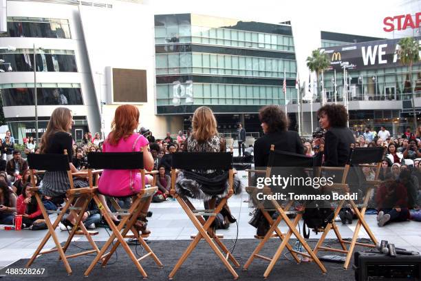 Director of the Los Angeles Film Festival Stephanie Allain, director Amy Heckerling, actresses Stacey Dash, Elisa Donovan and Alicia Silverstone...