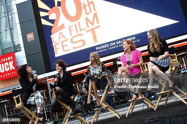Director of the Los Angeles Film Festival Stephanie Allain, director Amy Heckerling, actresses Stacey Dash, Elisa Donovan and Alicia Silverstone...