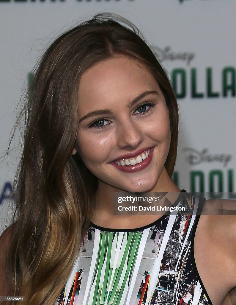 Actress Ella Wahlestedt attends the premiere of Disney's "Million
