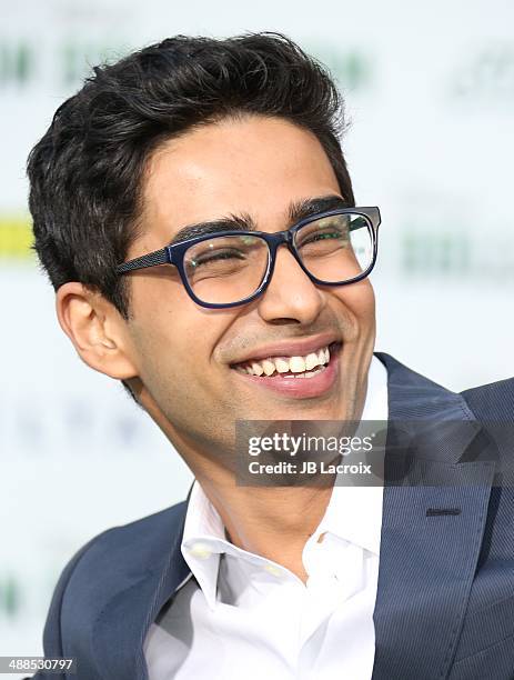 Suraj Sharma attends the "Million Dollar Arm" Los Angeles premiere held at El Capitain Theater on May 6, 2014 in Hollywood, California.