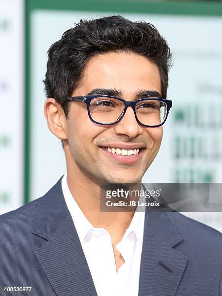 Suraj Sharma attends the "Million Dollar Arm" Los Angeles premiere held at El Capitain Theater on May 6, 2014 in Hollywood, California.
