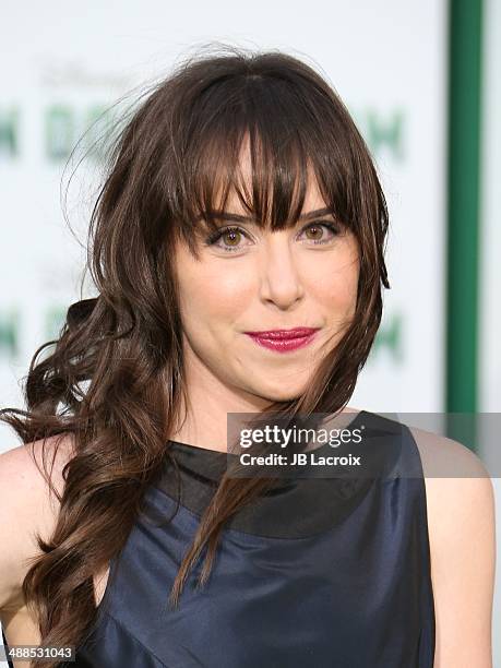 Allyn Rachel attends the "Million Dollar Arm" Los Angeles premiere held at El Capitain Theater on May 6, 2014 in Hollywood, California.