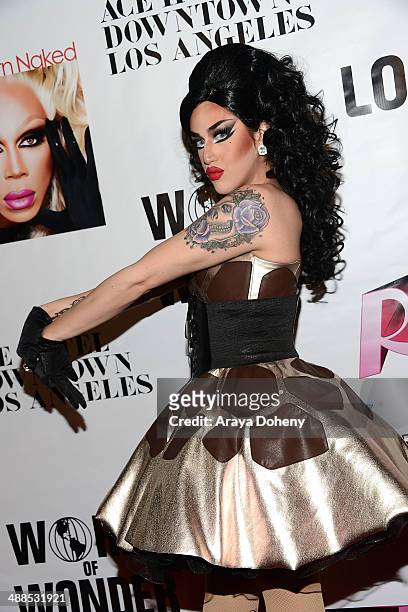 Adore Delano attends Logo TV's "RuPaul's Drag Race" season 6 reunion taping at The Theatre at Ace Hotel Downtown LA on May 6, 2014 in Los Angeles,...