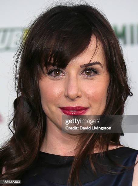 Actress Allyn Rachel attends the premiere of Disney's "Million Dollar Arm" at the El Capitan Theatre on May 6, 2014 in Hollywood, California.