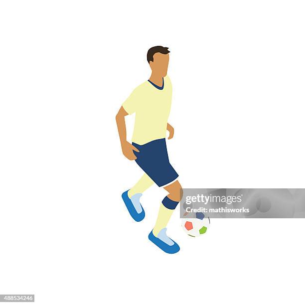fußballer illustrationen - soccer uniform stock-grafiken, -clipart, -cartoons und -symbole