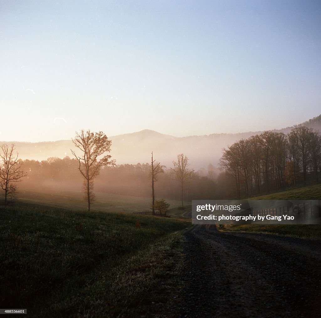 Morning at Smoky Mountains