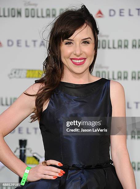 Actress Allyn Rachel attends the premiere of "Million Dollar Arm" at the El Capitan Theatre on May 6, 2014 in Hollywood, California.